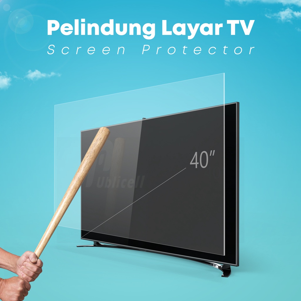 Pelindung Layar TV 40" Inch | Screen Protector TV | Screen Guard TV | Pelindung Layar TV LED LCD