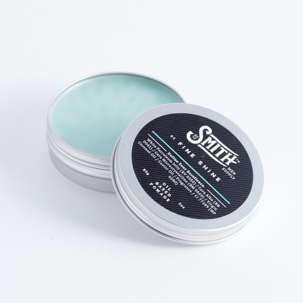 Pomade Smith Fine Shine - Oilbased & Oil Based - Free Sisir Saku - Hair Wax - Minyak Rambut