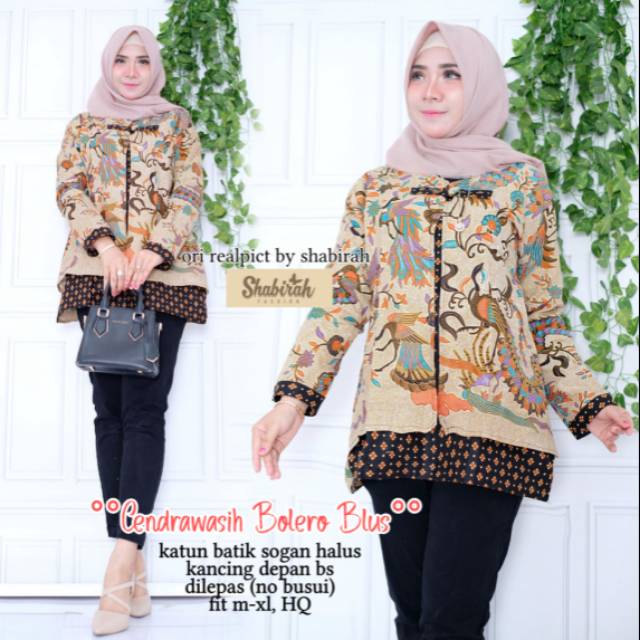 SH atasan batik solo murah cendrawasih cardi batik