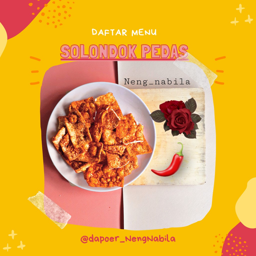 

Solondok Pedas & original 150gram Nikmat Gurih
