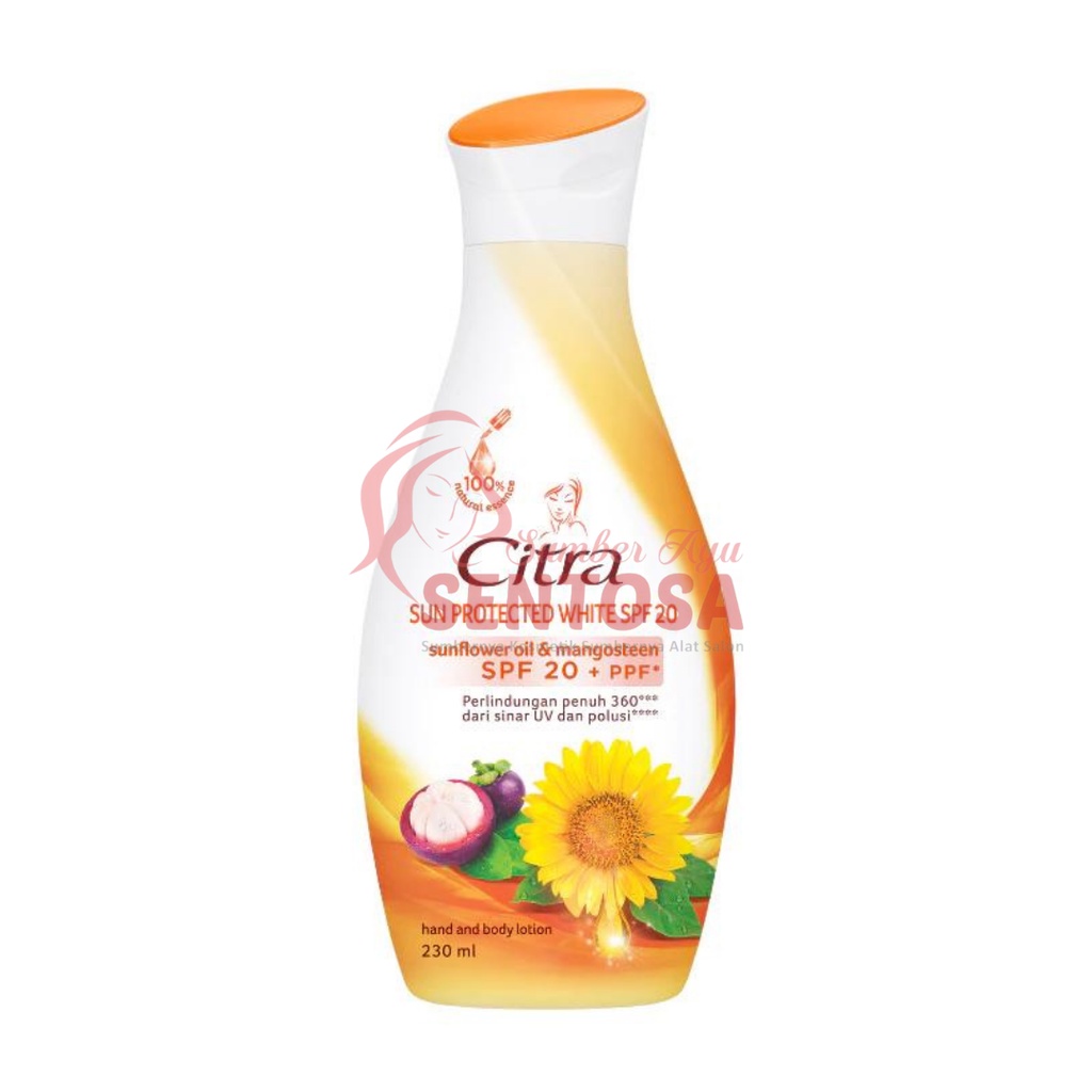 CITRA HAND &amp; BODY LOTION SUN PROTECTED GLOW SPF 20, 230 ML