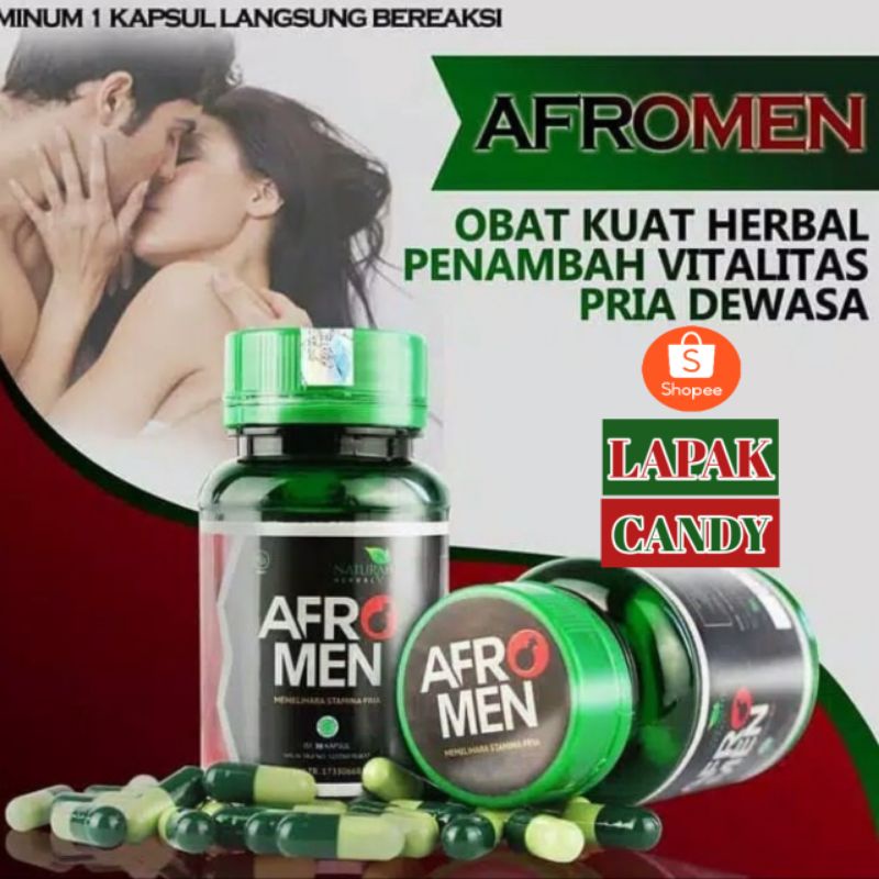 AFROMEN - OBAT HERBAL MULTIFUNGSI -PENMBAH STAMINA- BESAR PERMANEN ASLI