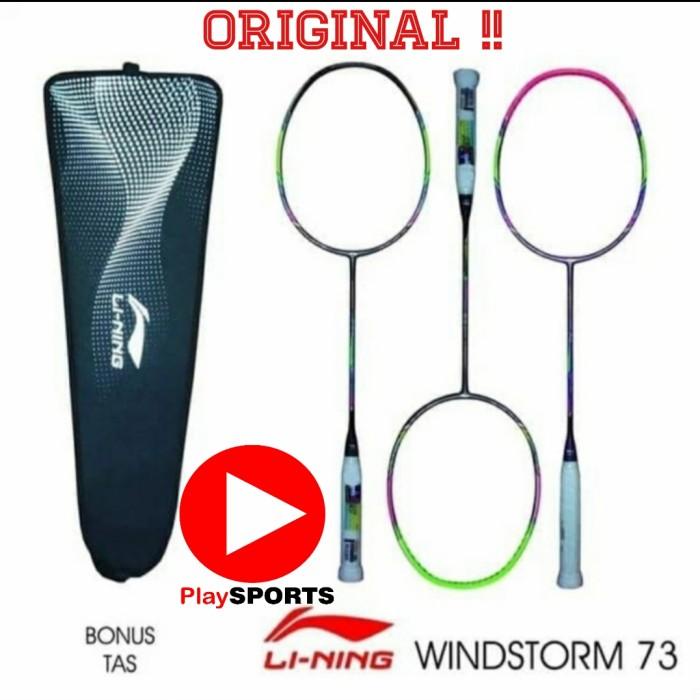 Raket | Raket Badminton Lining Windstorm Nano 73 Ws Nano 73 Ws 73 Original