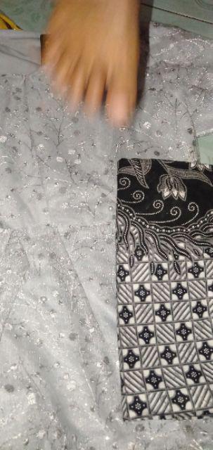 (termurah Busui 6 Warna + Ada Anak) Couple Batik Brokat Annabel Pinguin Batik