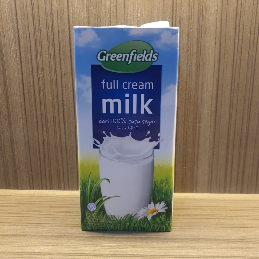 

Greenfields Susu UHT Full Cream Milk dari 100% Susu Segar HALAL 1Liter