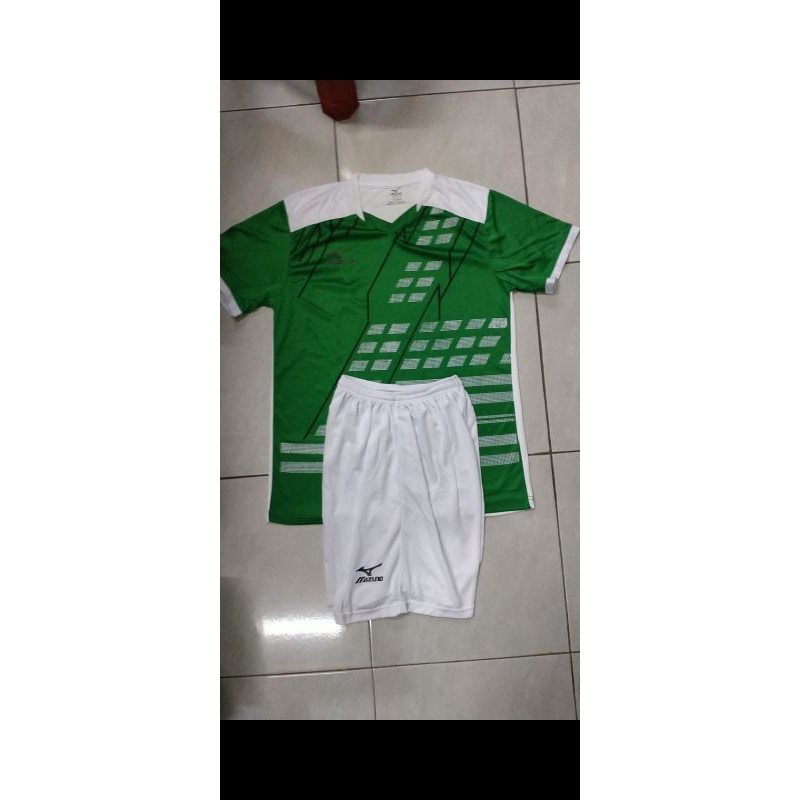 Baju stelan badminton mizuno baju + celana