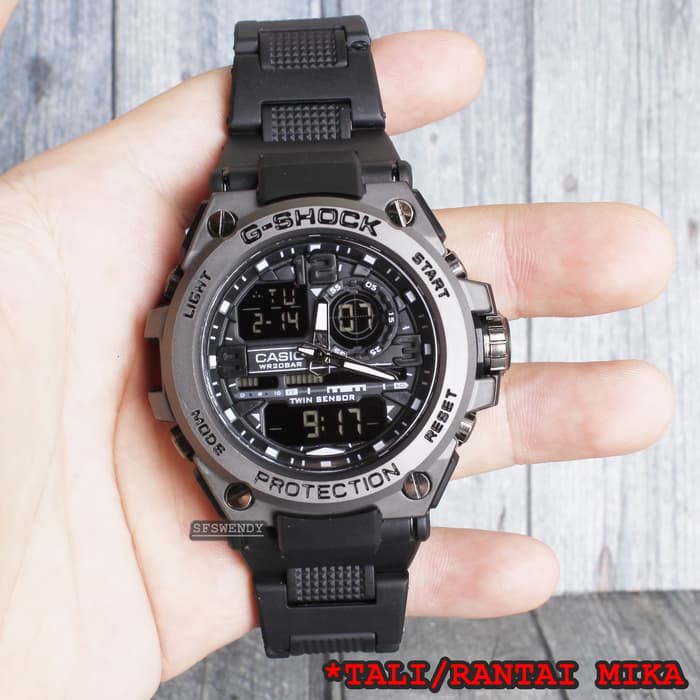 METAL TALI MIKA !!!! JAM TANGAN PRIA G-SHOCK CASIO G-8600 METAL  TALI BAHAN MIKA BUKAN RUBBER