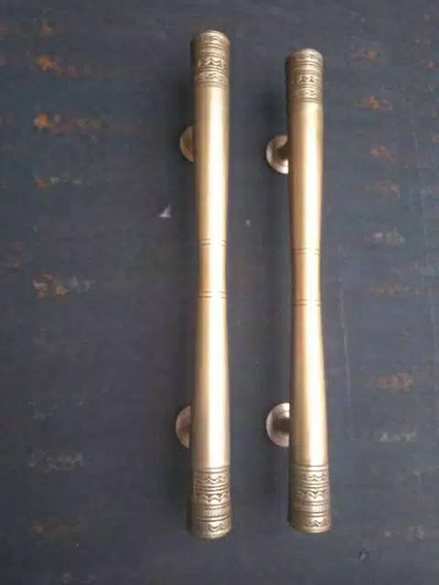 Handle Pintu Kuningan Antik Murah Motif Ukir 50cm