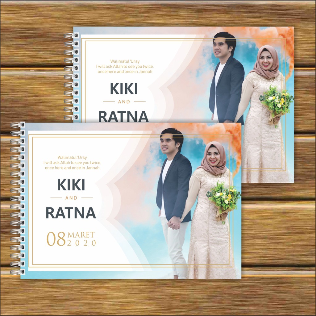 BUKU TAMU HARDCOVER PREMIUM / BUKU TAMU PERNIKAHAN