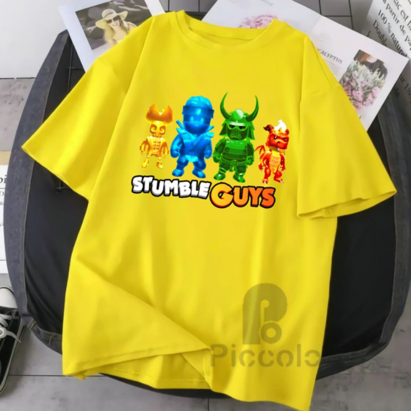 baju kaos anak stumble guys bahan premium