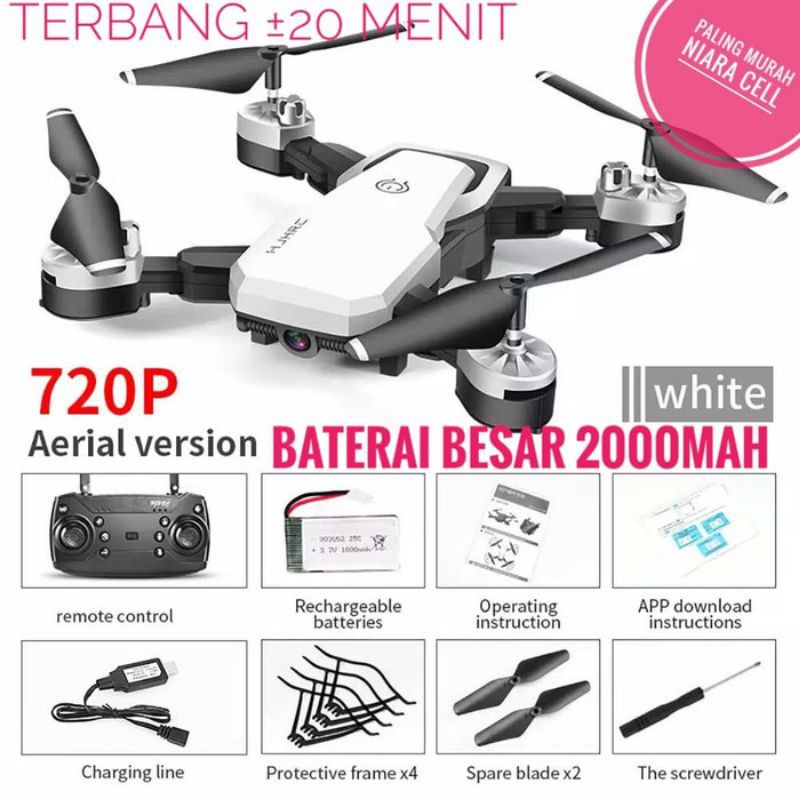 DRONE MURAH HJ28 HJHRC DRONE KAMERA WIFI HD DRONE LIPAT mirip DJI MAVIC AIR MAVIC MINI