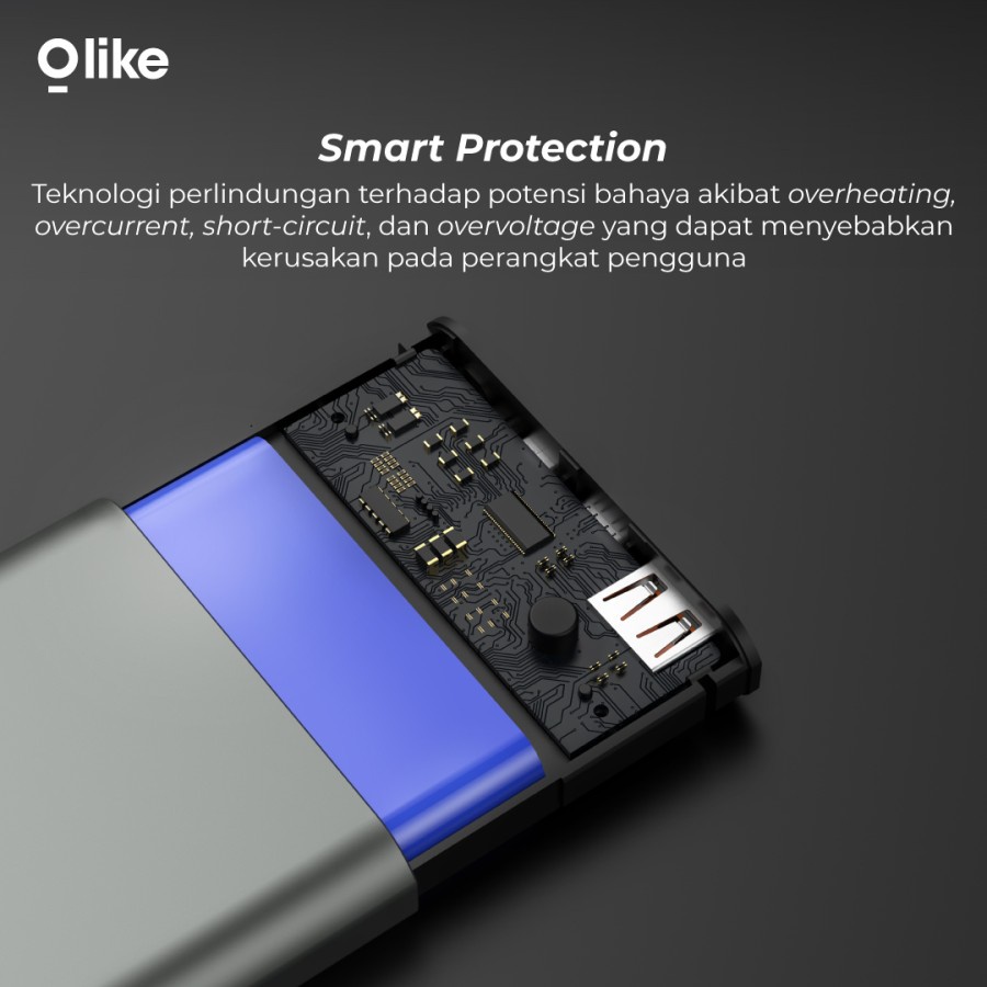 Olike P2 Portable Powerbank 10000mAh Fast Charging &amp; LED Display