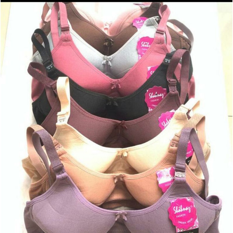 6 Pcs BH Angel | 1407/ Sport Bra Tanpa Busa | Bh Sport