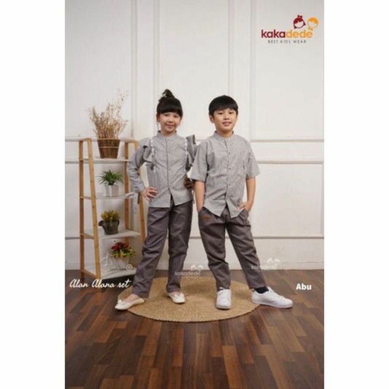 Set Alan dan Alana Setelan Couple Kakadede Setelan Couple Keren Setelan Kakadede Branded Setelan Couple Keren 4-12 tahun-6