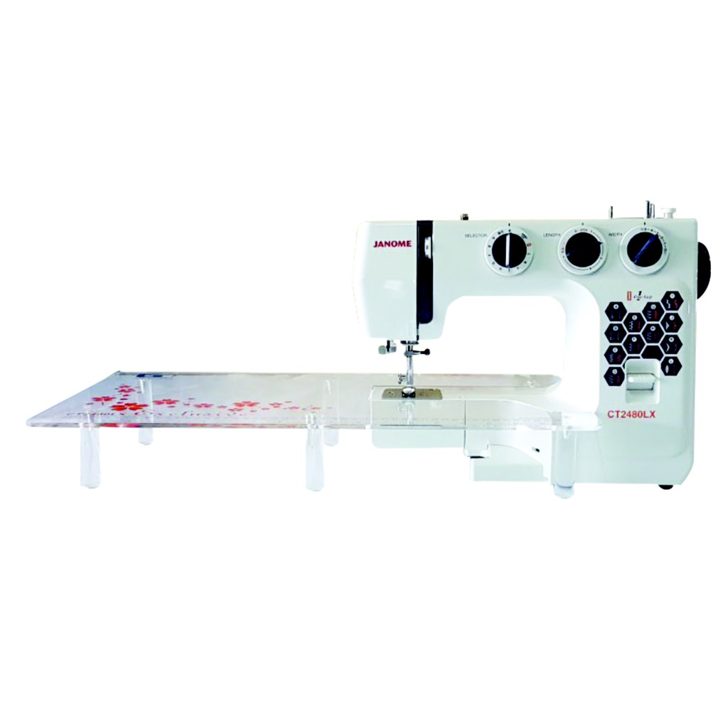 Mesin Jahit Janome ct2480lx paket Dengan Meja Extention quilting