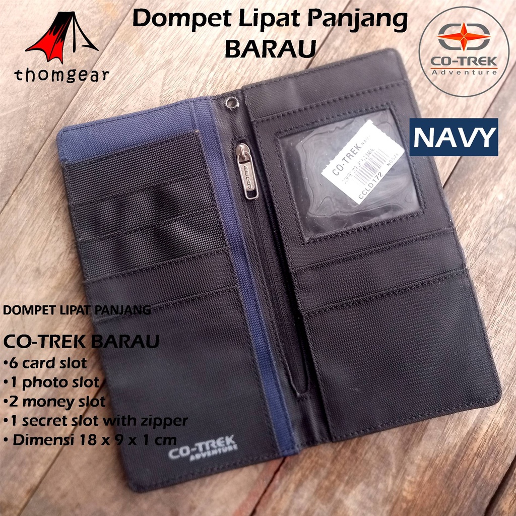 Thomgear Dompet Lipat Panjang Cotrek Equador Barau Co-Trek Adventure Dompet Lipat Pj Thomgear Probolinggo