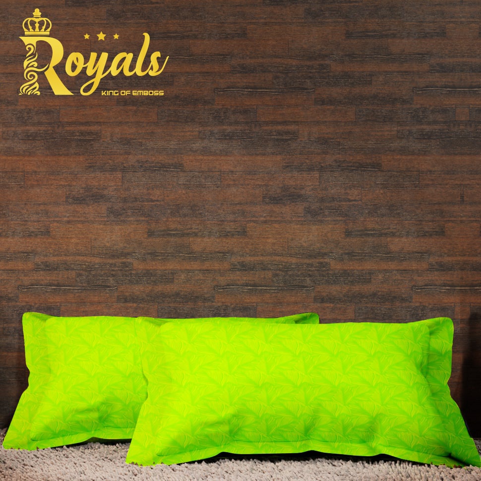 Royals Emboss BedCover SET Sprei Uk 160/180 - Hijau Pupus