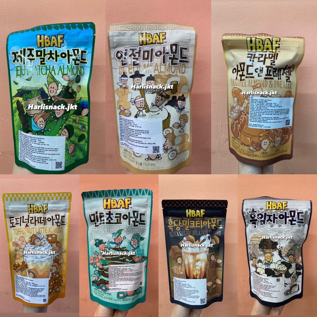 

BIG 190GR] TOMS HONEY BUTTER ALMOND / MINT CHOCO ALMOND / BLACK SESAME ALMOND / TOFFEENUT LATTE ALMOND /