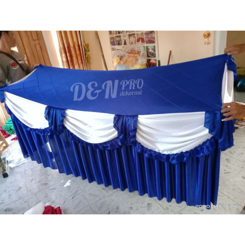 cover meja 180x60x75