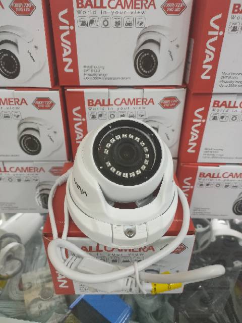 Kamera cctv vivan indoor 2mp full hd 1080p body besi/metal supprot semua jenis dvr