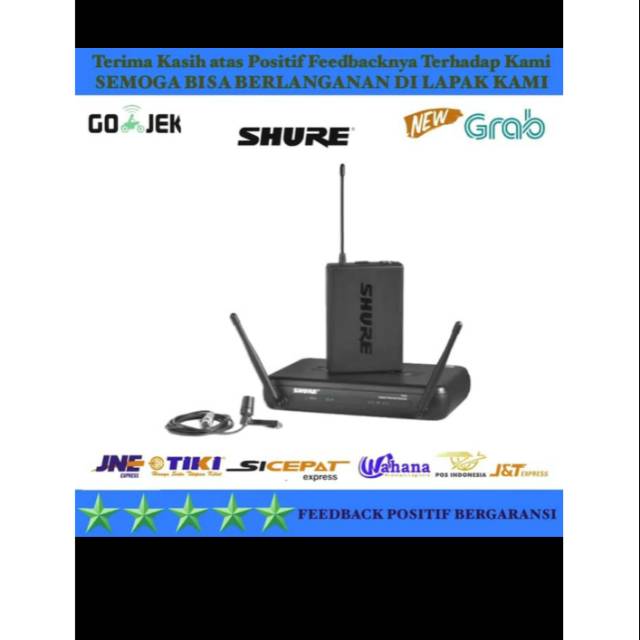 Mic wireless SHURE SVX 14 CVL original clip on