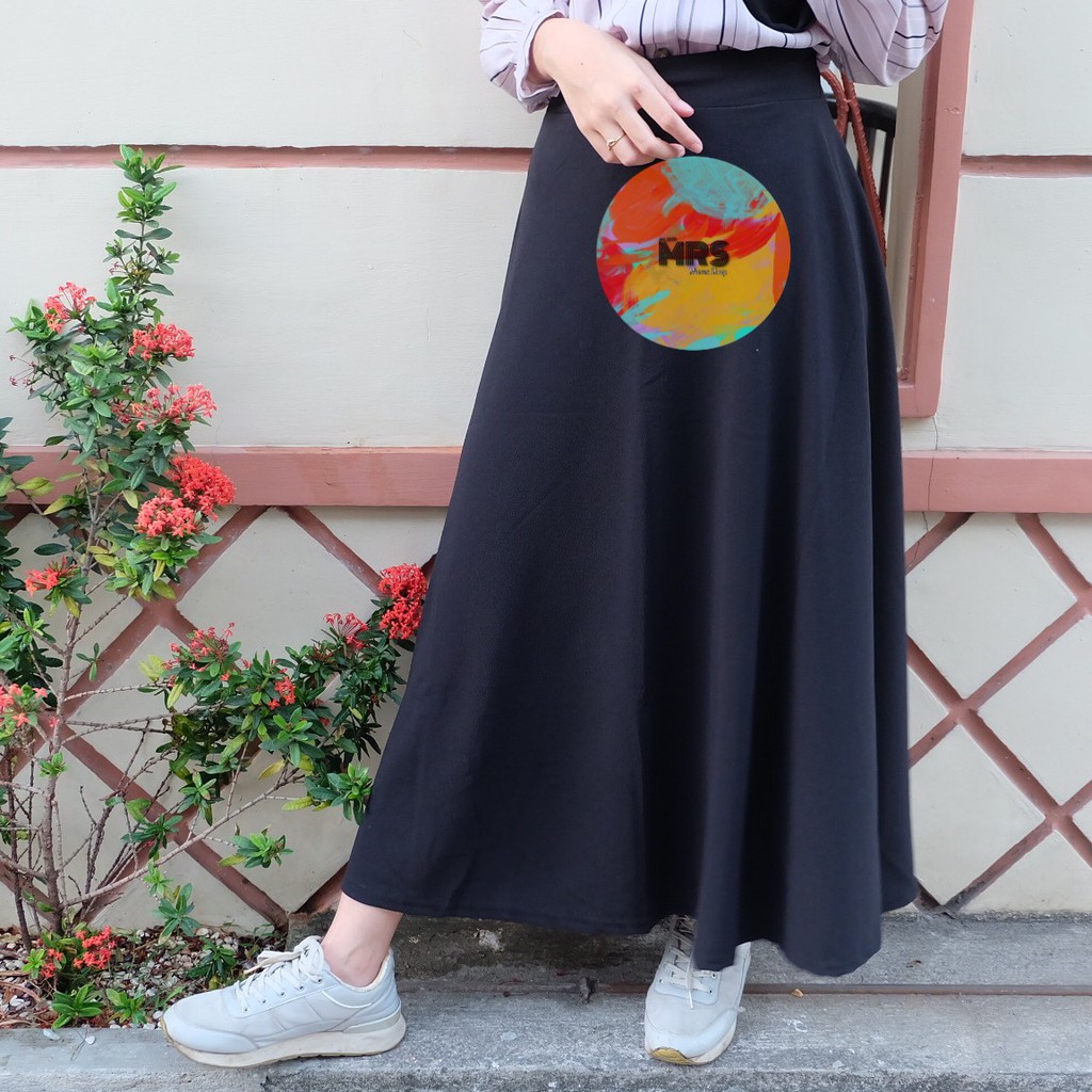Umbrella Skirt Black by Mores Shop