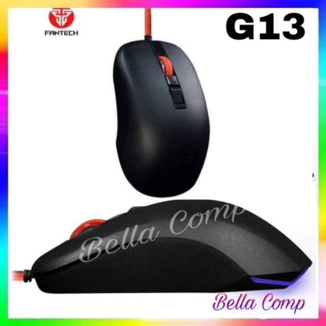 Murah!! Mouse Gaming FANTECH G13 RHASTA IIGaming Mouse RGB