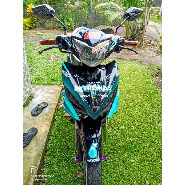 STIKER DECAL VARIASI MX NEW 135 STIKER FULL BODY MOTOR MX 135 PETRONAS TOSCA