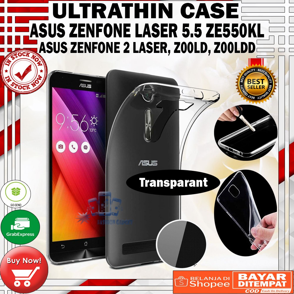 Ultrathin Asus Zenfone Laser 5.5 / ZE550KL / ZE551KL Ultra Thin / Silikon Zenfone / Case Transparant