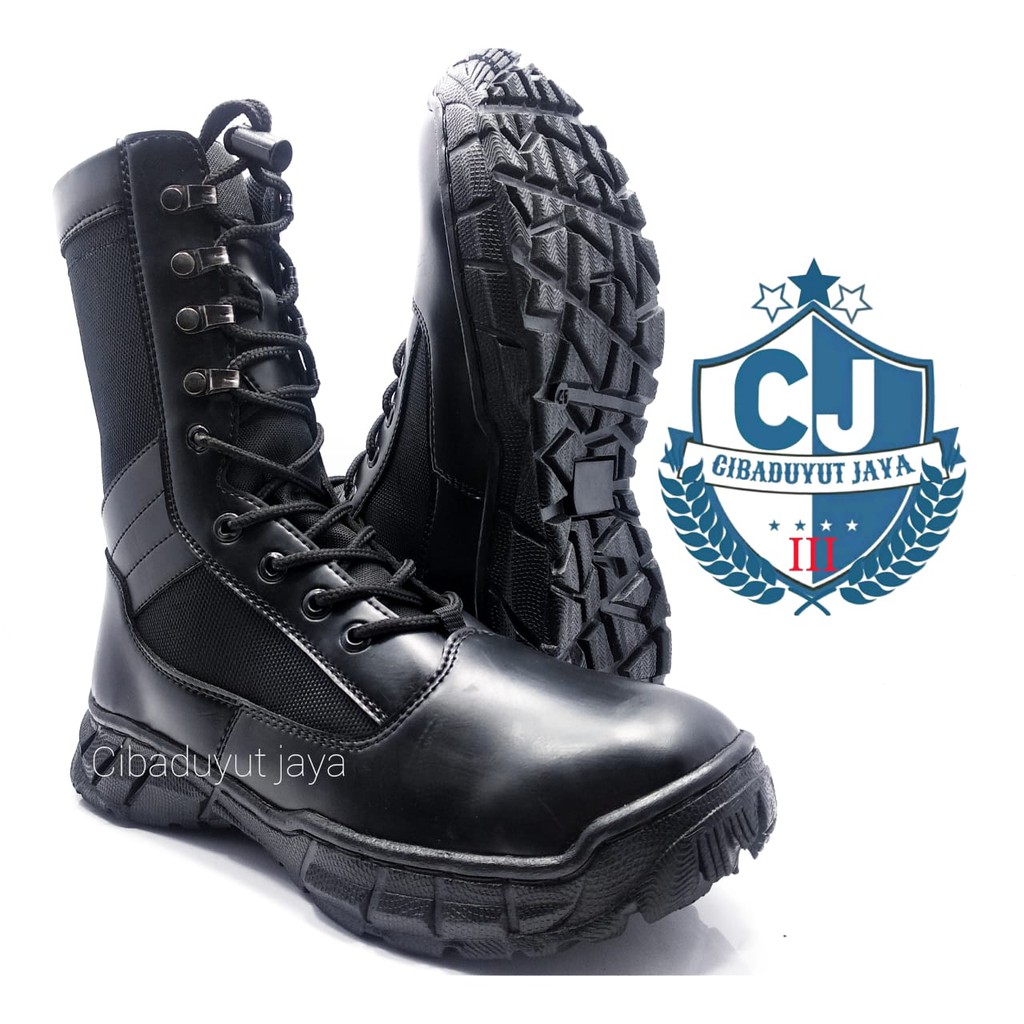 (COD) SEPATU PDL JATAH PEMBAGIAN POLRI TNI POLPP KANVAS WATERPROOF TERLARIS!