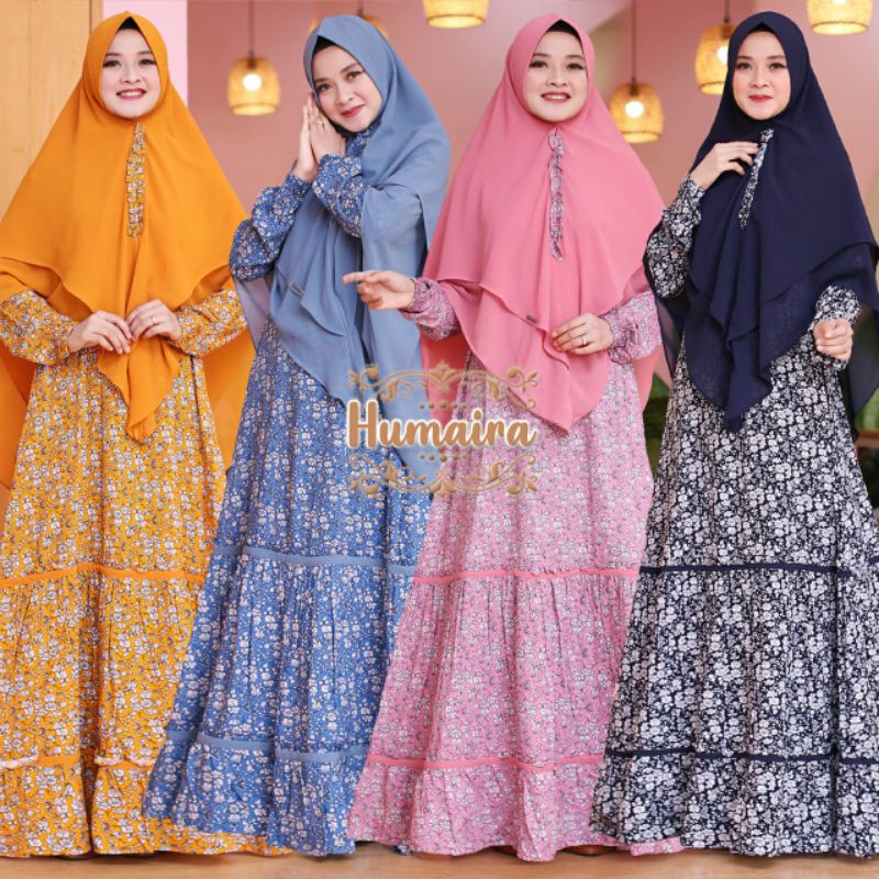 Listy Syari by Humaira Gamis Muslim Original Busui