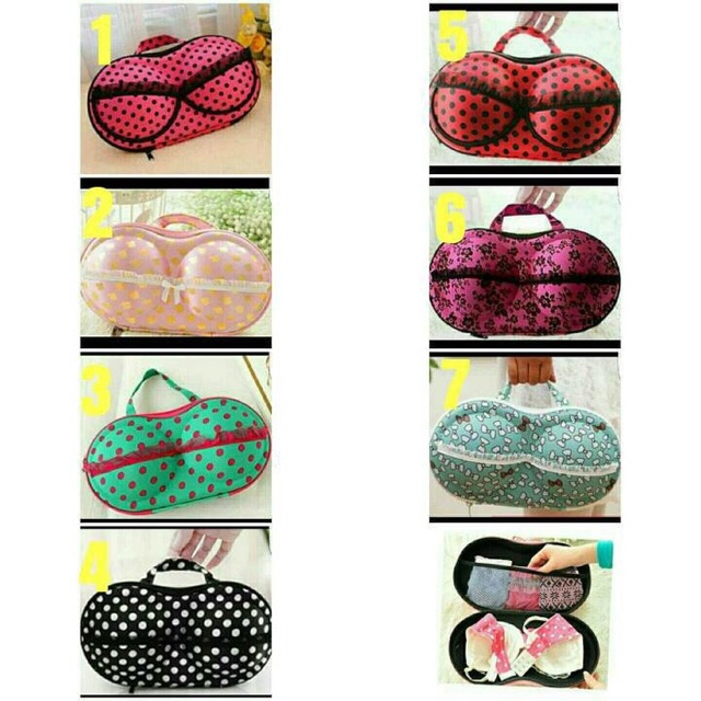 BRA BAG STORAGE UNDERWEAR ORGANIZER TAS TRAVEL BH DAN PAKAIAN DALAM