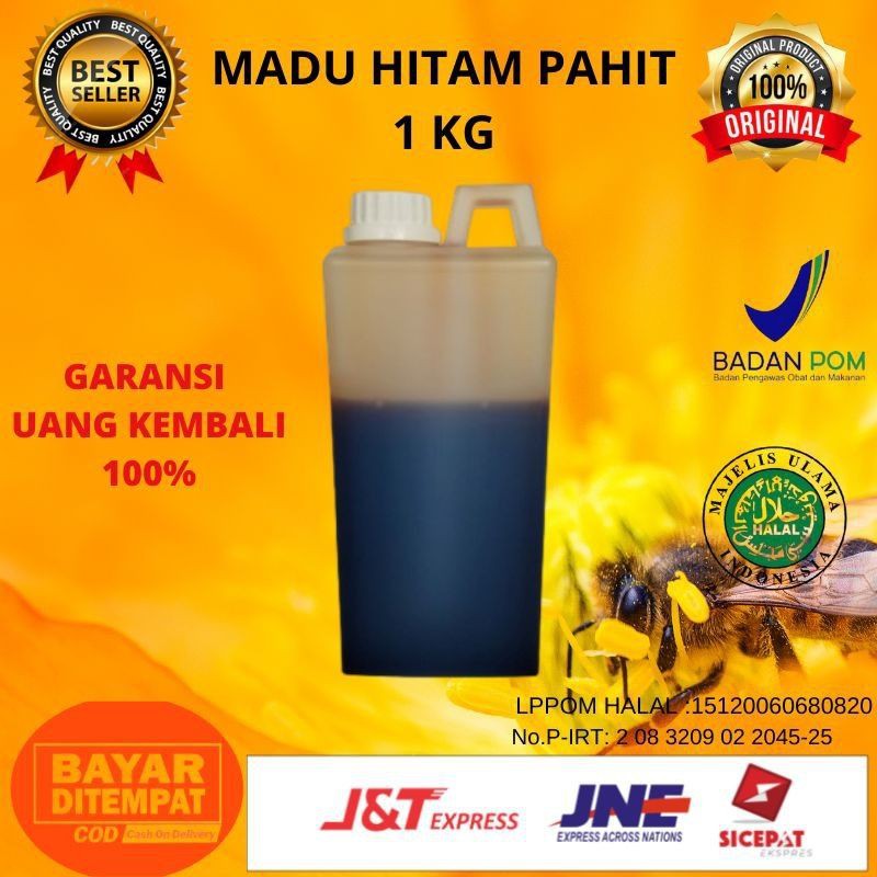 

MADU HITAM MADU PAHIT MADU ASLI MADU MURNI ISI 1KG / NO LABEL