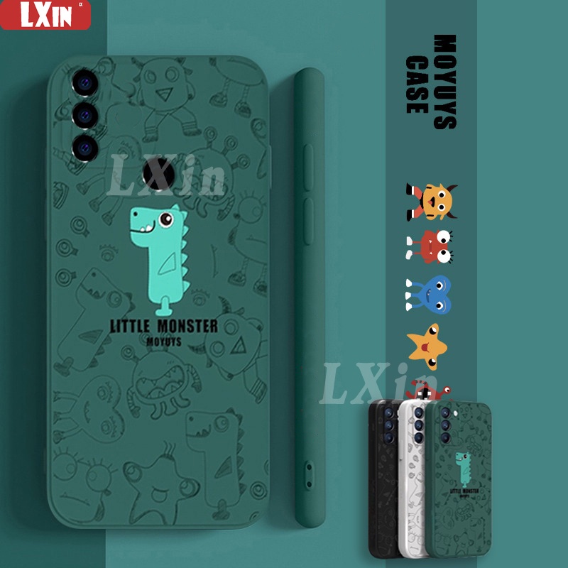 Soft Case Motif Monster Kecil Untuk Huawei Nova 7i 5T 3i Y9S Y9 Prime Y7Pro Y6P 2020 Y7A