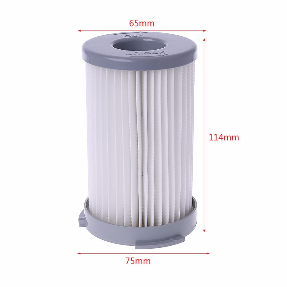 Cocok untuk Electrolux ZTI7610 ZTI7635 ZE2400 ZS201 ZS203 Z1200-213 dan penyedot debu lainnya 2 pcs suku cadang Hepa filter