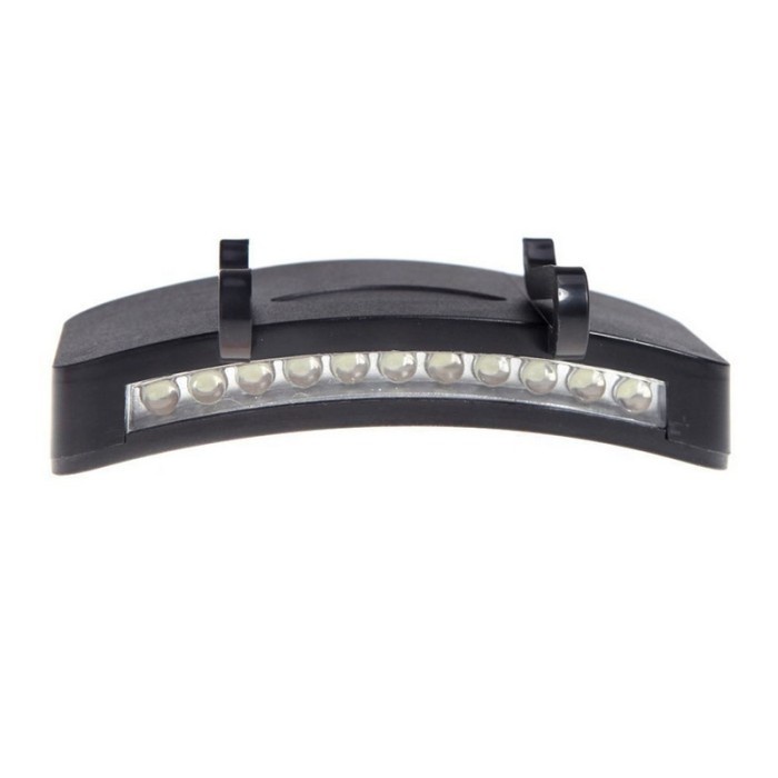 TaffLED Senter Clip Topi 90 Degree Rotatable 3 LED COB