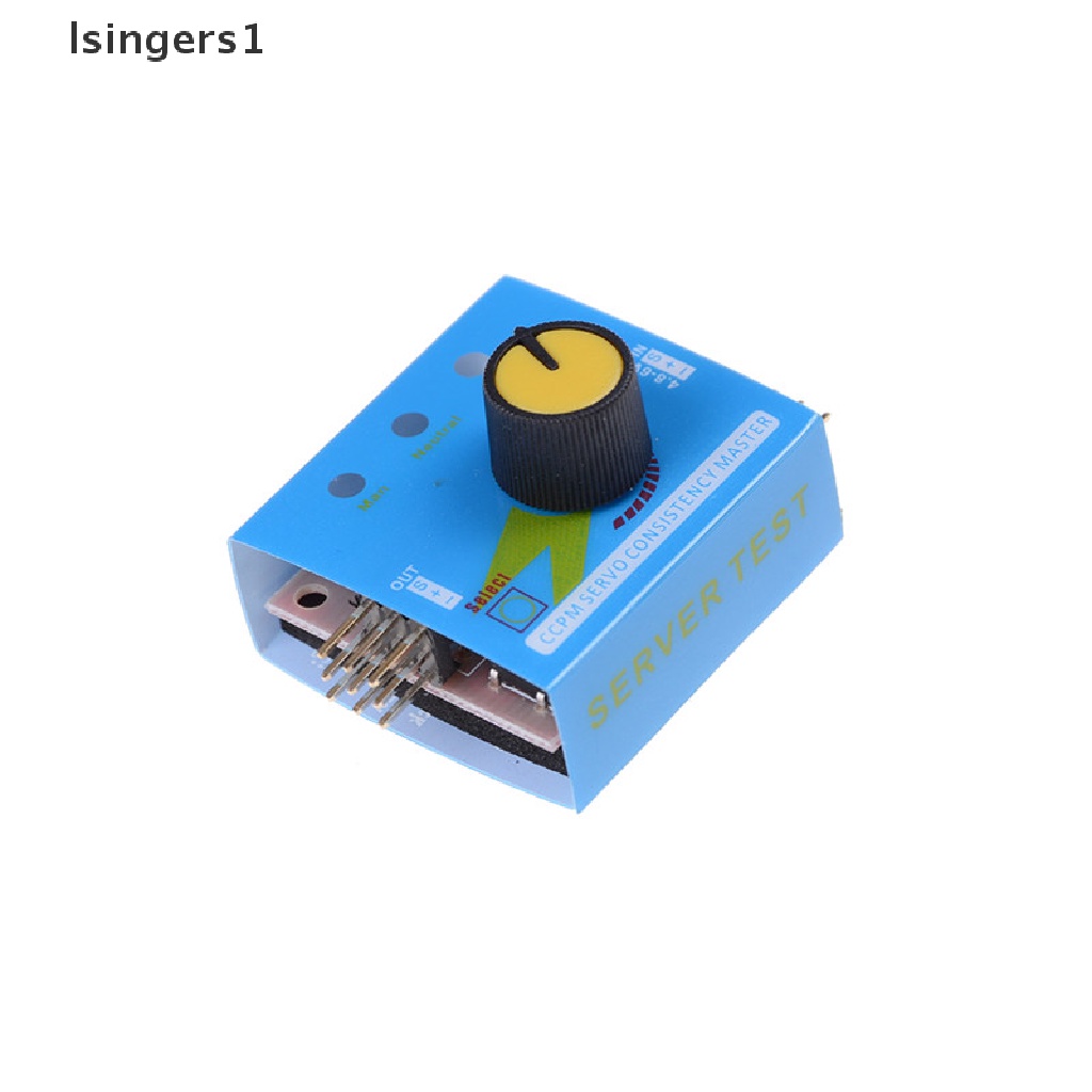 (lsingers1) Esc Servo Tester Konsistensi Kecepatan Digital Untuk RC Power