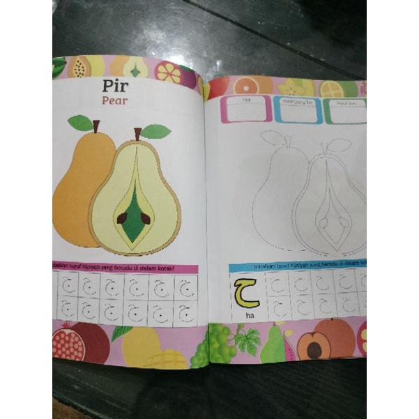 buku seri paud buah 32 halaman (19x27cm)