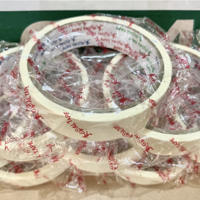 

PEREKAT-PENGIKAT- LAKBAN KERTAS / MASKING TAPE 1" X 11 METER BAGUS, BERKUALITAS & MURAH -PENGIKAT-