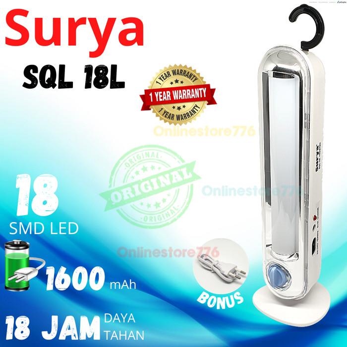 Lampu Surya Sql 18L Frosted Lampu Emergency Lampu Senter Darurat