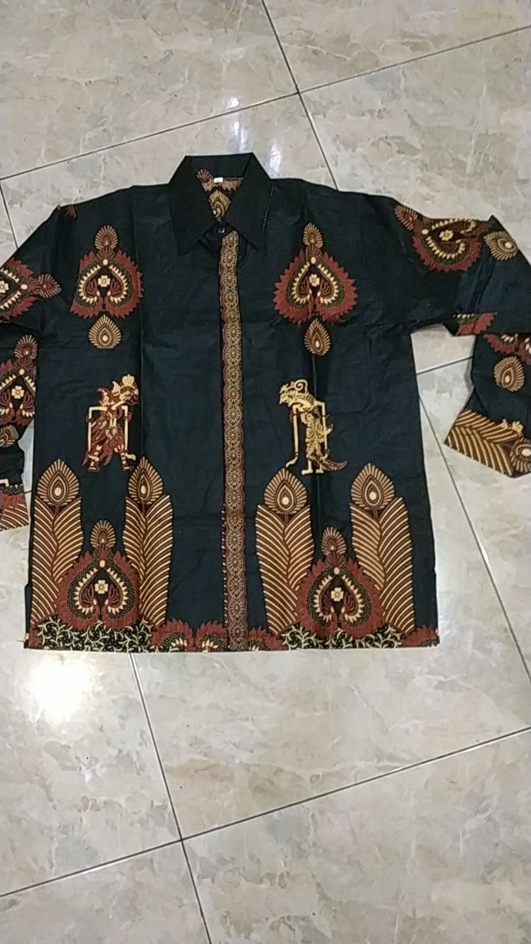 Batik Pria Kasual Lengan Panjang M L Xl Xxl Batik Sadewi
