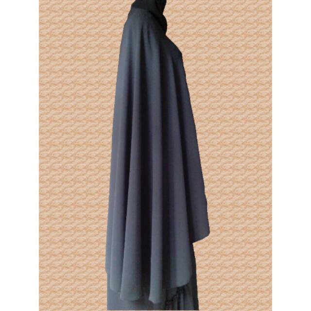 Khimar jilbab syari zaidun sebetis free cadar