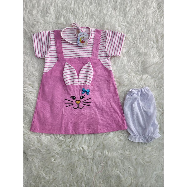 baju bayi perempuan dress baby girl hsv8