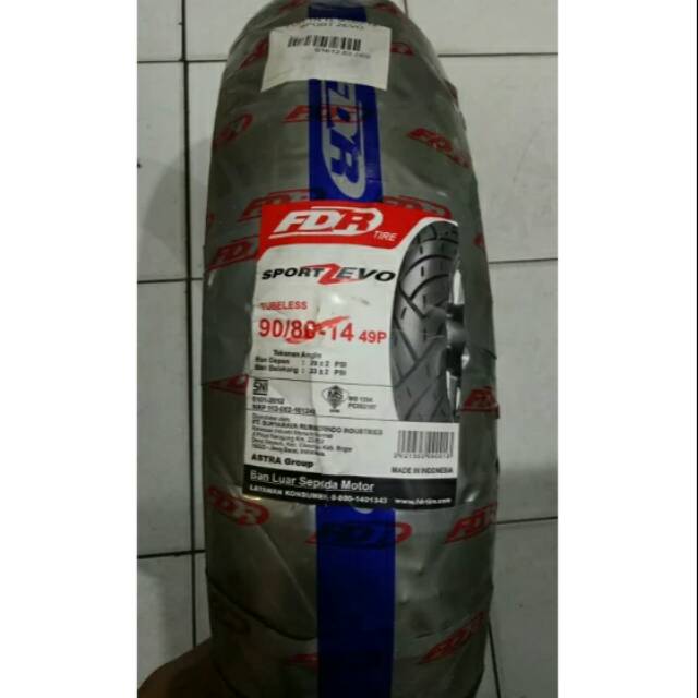 Ban FDR 90/80-14 SportZevo Tubeless