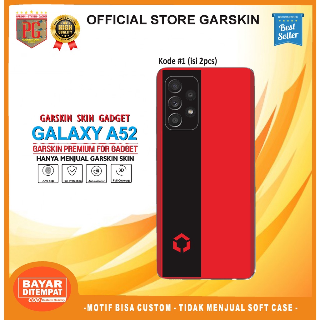 Samsung Galaxy A52 Skin Gadget Motif Color Logo(2pcs)