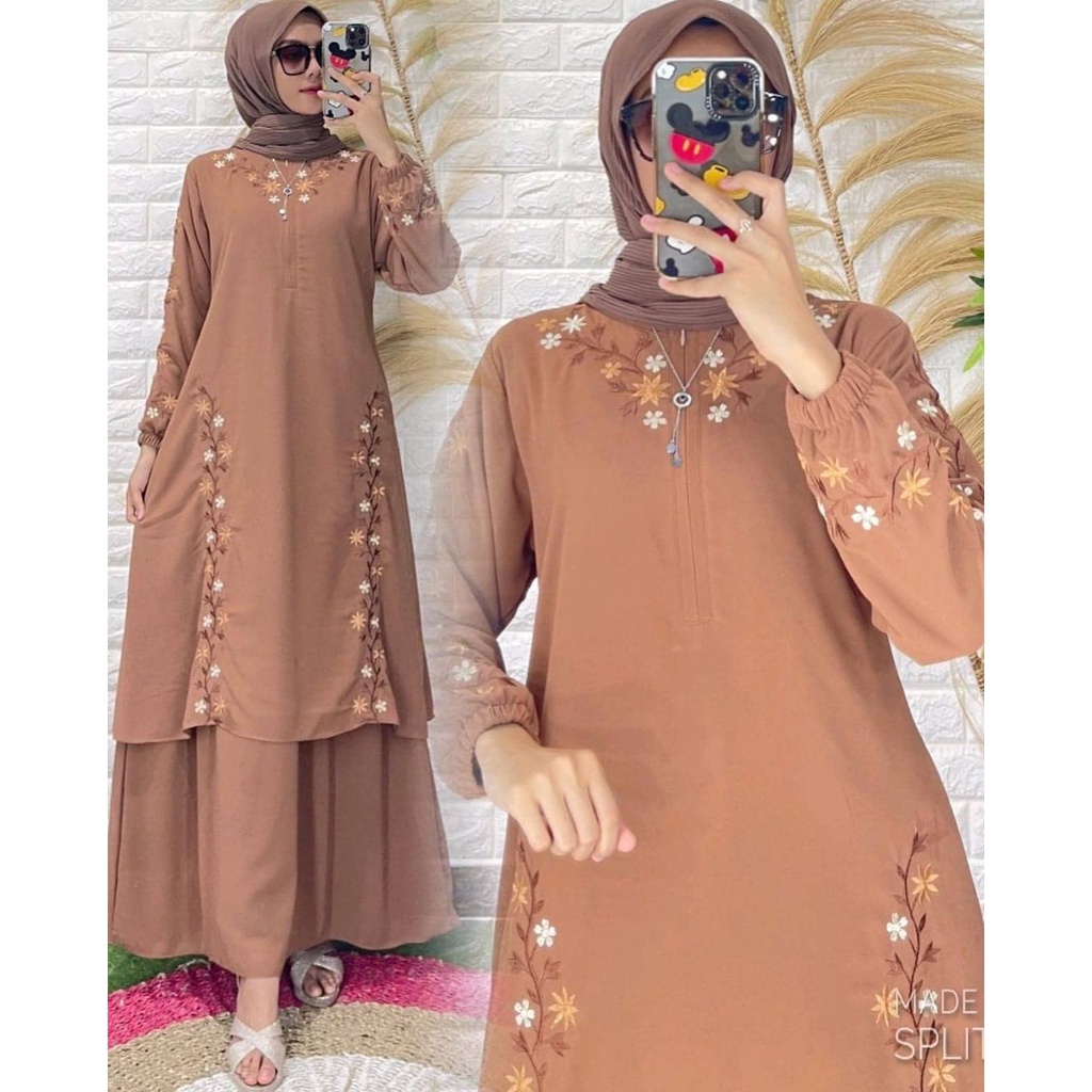 (REALPICT) Zaheera Dress - Dress Wanita Kekinian - Model Terbaru 2021 - Dress Wanita Terbaru 