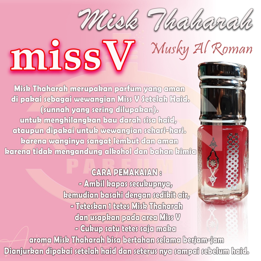 Musk Thaharah Murni Original Misik Toharoh Saudi Misk Taharah 3mL