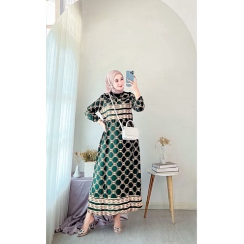 Jual Midi Dress Gucci Terbaru Tahun Midi Dress Kekinian Midi