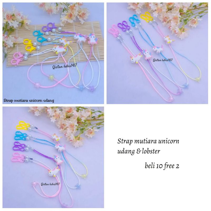 Strap mutiara unicorn beli 10 free 2