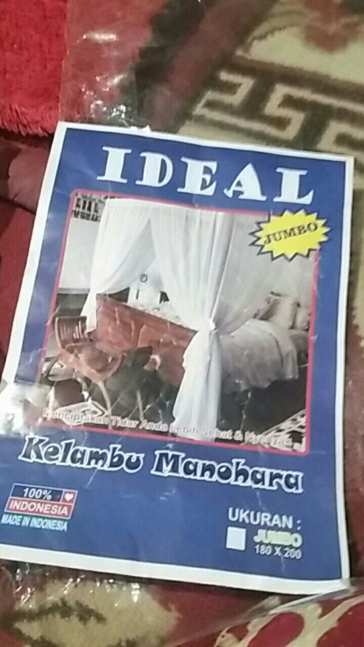 Kelambu Tidur Kelambu Nyamuk Kolambu Kotak Motif Keropi